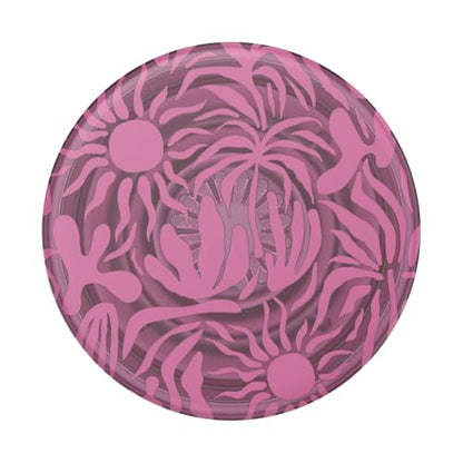 PopSockets Adhesive Phone Grip, Holder- Sava Sava Palms - color: Sava Sava Palms