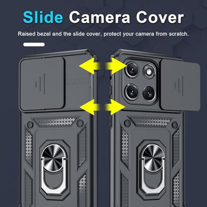 for Moto G Stylus 5G 2026/2025 Case Built in Slide Camera Cover - color: Black, size: Moto G Stylus 5G 2026/2025