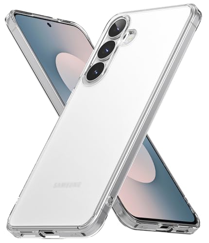 Ringke for Samsung Galaxy S25 FE Case [Fusion Matte Clear] | Oil & Dirt Resistant, Anti-Fingerprint Technology Prevents Oily Smudges, Frosted Coating Feels Velvety Soft - size: Galaxy S25 FE