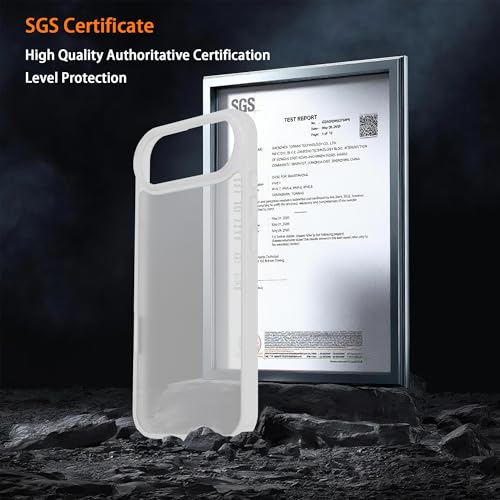 for iPhone 17 Air Case Translucent Matte Phone Cover, [10 FT Military Grade Drop Protection] Slim Durable Shockproof Protective Bumper (Frosted White, 17 AIR) - color: Frosted White, size: iPhone 17 Air