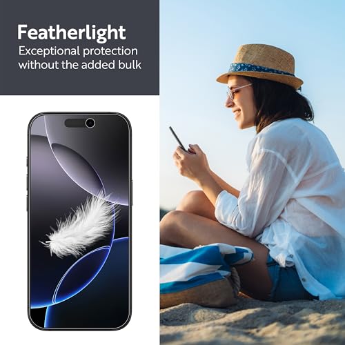ArmorSuit 2 Pack Screen Protector for iPhone 16 Pro Max MilitaryShield Max Coverage HD Clear Film - Made in USA - size: iPhone 16 Pro Max 6.9" Max Coverage