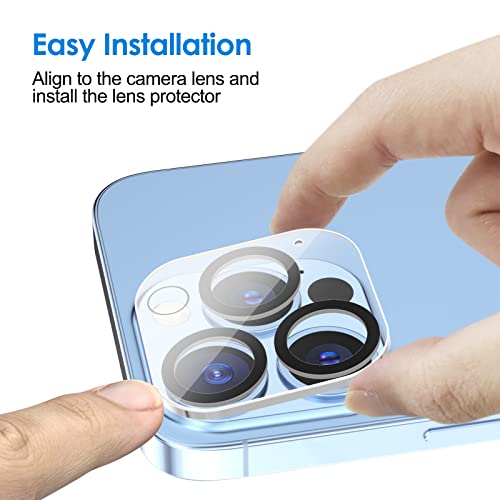 JETech Camera Lens Protector for iPhone 13 Pro Max/13 Pro, 3-Pack - size: iPhone 13 Pro/13 Pro Max