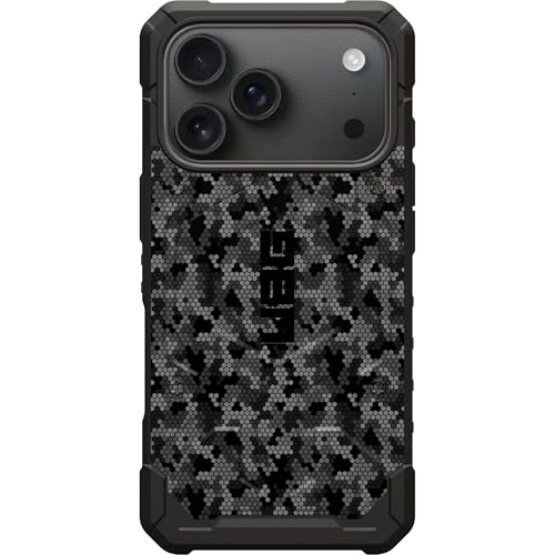 EGO TACTICAL UAG Urban Armor Gear Pathfinder case Compatible with MagSafe iPhone 17 Pro [6.3" Screen] Limited Edition Print - Black Hex Digital Camouflage - color: Black Hex Digital Camouflage, size: iPhone 17 Pro (6.3")