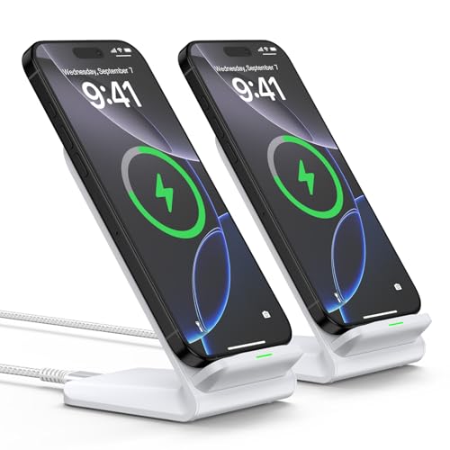 15W Samsung S26 Ultra S25 S24+ Wireless Charger Stand Fast Charging Station