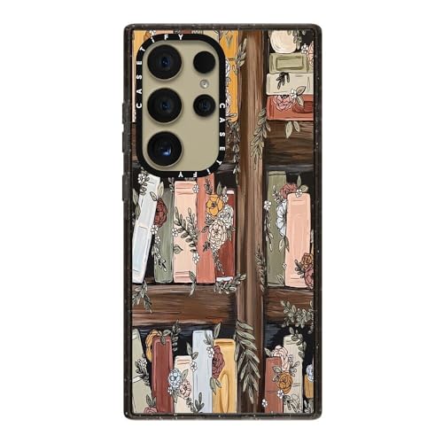 CASETiFY for Galaxy S24 Ultra Case - Impact | 8.2 ft. 4x Military Grade Drop Protection | Bookshelf Garden by KT's Canvases | Black - color: Bookshelf Garden, size: Galaxy S24 Ultra (6.8")
