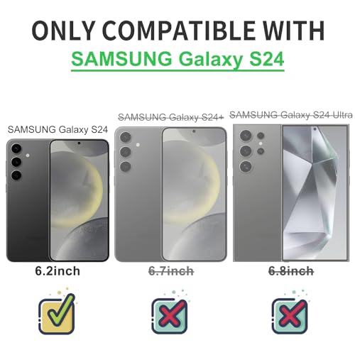 Compatible with Samsung Galaxy S24 Case American Flag Pattern | Anti-Scratch Hard PC Back, Non-Slip Soft TPU Sides, Shockproof Protection Cover - color: American Flag, size: Samsung Galaxy S24