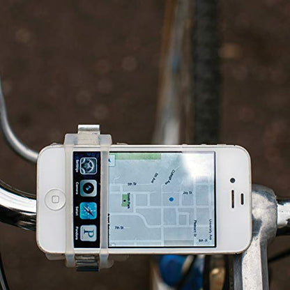 Nite Ize HandleBand Universal Smartphone Bike Handlebar Mount, Clear
