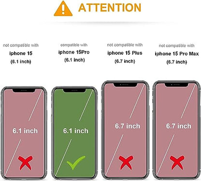 KIHUWEY Compatible with iPhone 15 Pro Wallet Case Credit Card Holder, Premium Leather Kickstand Flip Hidden Magnetic Clasp Durable Shockproof Protective Cover for iPhone 15 Pro 6.1 inch (Mint Green) - color: Mint Green