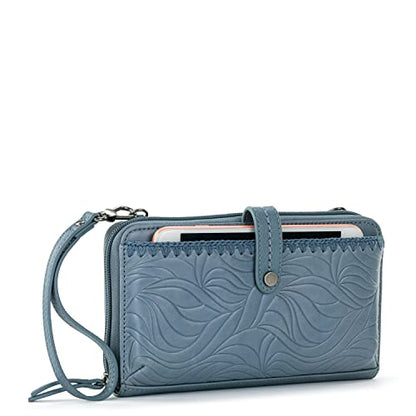 The Sak Iris Smartphone Crossbody Purse - Small Women's Cellphone Bag & Wallet For Everyday- Convertible Wristlet With Zipper | Fits Most Smartphones, Card Slots & Zip Pocket, Detachable Wristlet & Crossbody Straps, Hands-Free for Travel & Errands - color