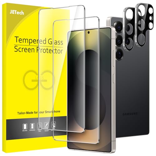 JETech Screen Protector for Galaxy S25 Ultra, 2+2 Pack - size: Galaxy S25 Ultra