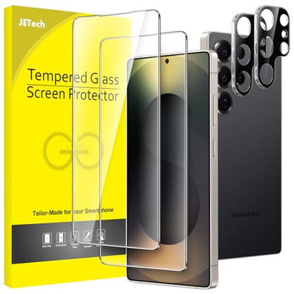 JETech Screen Protector for Galaxy S25 Ultra, 2+2 Pack - size: Galaxy S25 Ultra