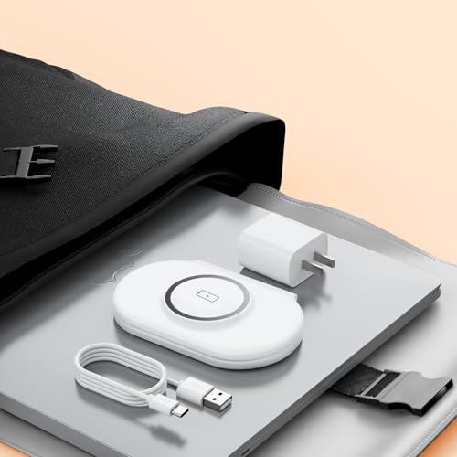 2026 Traveling Portable Wireless Mag-Safe Fast Charging Station - color: white