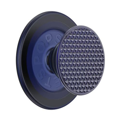 PopSockets Phone Grip for MagSafe, Magnetic Holder- Knurled Navy - color: French Navy Knurl, style: MagSafe