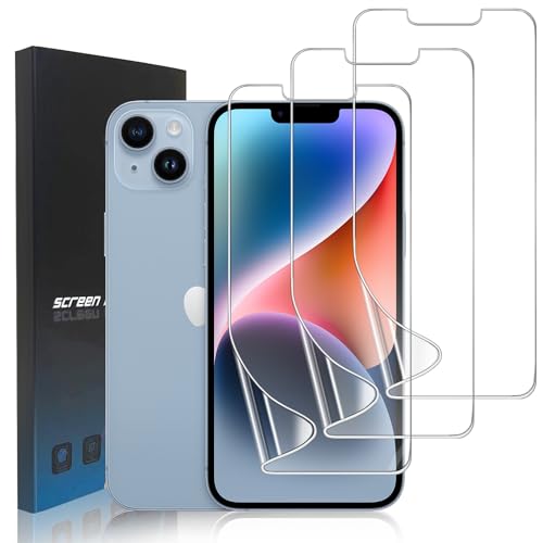 3 Pack for iPhone 14 Screen Protector Flexible Soft - size: iPhone14