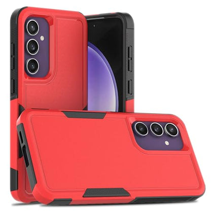 Dionsibei Designed for Samsung Galaxy A52 5G Case 2 in 1 Military Grade Drop Heavy Duty Rugged Shockproof Protective Cover Case for Galaxy A52 5G Phone Case (Red) - color: Red