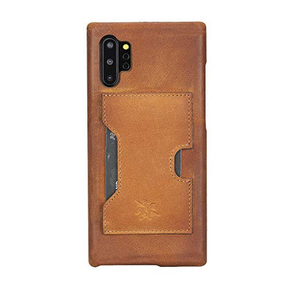 Venito Florence Leather Wallet Phone Case Compatible with Samsung Galaxy Note 1 Plus - Extra Secure with RFID Blocking - Detachable Phone Wallet (Antique Brown) - color: Antique Brown, size: Note10 Plus