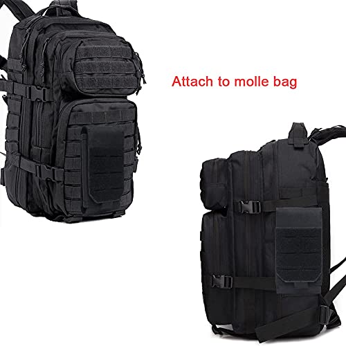 Universal Tactical Molle Phone Pouch Cellphone Holder | Mobile Holster Belt Smartphone Pouch for iPhone 17 Pro Max/Air/17 Pro/ iphone17/16 /15 /14 /13/12 Pro Max/iphone 16/15/14Plus - color: CP