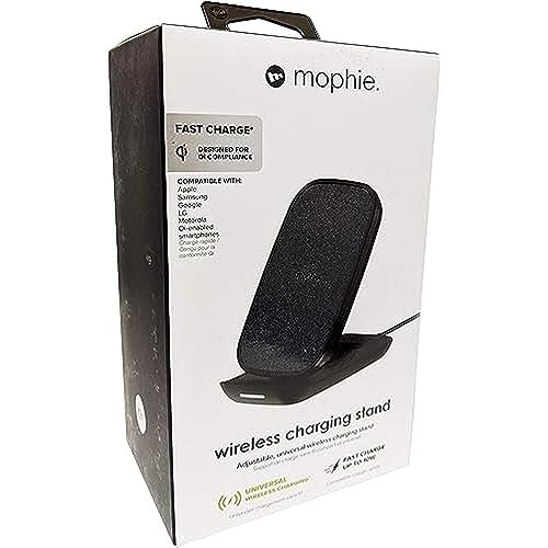 Mophie Universal Wireless Multi Coil Charge Stand for Apple iPhone Xs Max/Xs/XR/X/ 8 Plus/ 8, Qi-Enabled Devices - Black