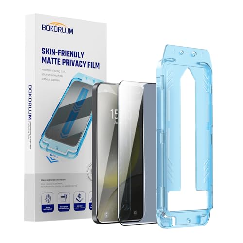 2 Pack for samsung galaxy s25plus and samsung galaxy s24plus screen protector privacy,Matte,Military Grade Shatterproof,9H+ Hardness,Full Coverage,Auto Dust Removal,No Bubbles,Anti-Spy Tempered Glass Film,Bright edged frosted finish,ultrathin,Easy Install