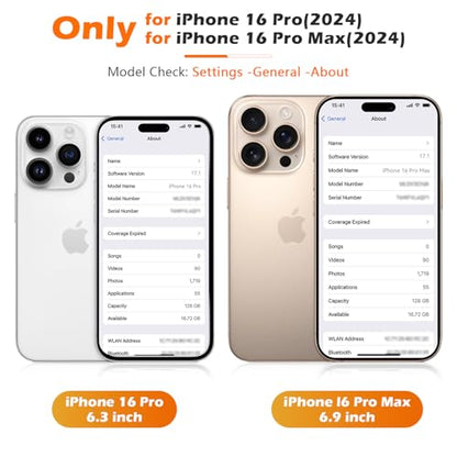 imluckies for iPhone 16 Pro - iPhone 16 Pro Max Camera Lens Protector, AR+AF Tempered Glass, 9H Ultra-Tough Metal Individual Lens Cover, HD Clear Camera Accessories, Case Friendly - Desert Titanium - color: Desert Titanium