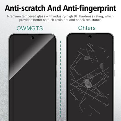Privacy Screen Protector for Samsung Galaxy S24 FE + Lens Protector - size: Samsung Galaxy S24 FE