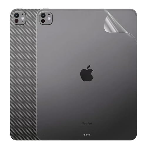 For iPad Pro 2024 13-inch Back Screen Protector Ultra Thin Glossy Protective Film-2 Packs-High Definiton High Transparency - color: iPad Pro 13" 2024 Only
