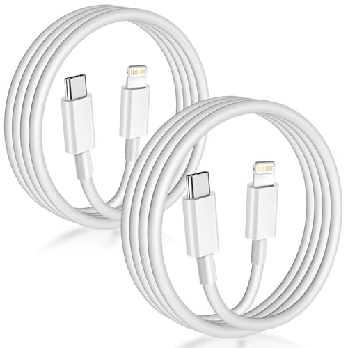 APFEN USB C to Lightning Cable 2Pack 6FT MFi Certified,White - size: 2Pack-6FT