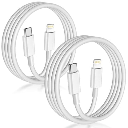 APFEN USB C to Lightning Cable 2Pack 6FT MFi Certified,White - size: 2Pack-6FT