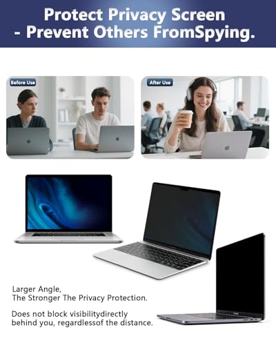 Magnetic Privacy Screen Protector for MacBook Pro 14'' (2021-2026, M1-M5) - color: Magnetic MacBook Pro 14 Inch (2021-2026, M1-M5, Pro, Max)