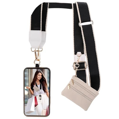XANGNIER Clip and Go Strap for Phone with Wallet Crossbody,Multicolor 11 - color: Multicolor 11
