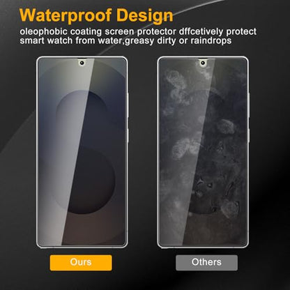3 Pack Privacy Screen Protector for Samsung Galaxy S25 Ultra, Anti Spy Tempered Glass 9H Hardness, Black Protector Anti Spy, Bubble Free, Anti-Scratch - size: Galaxy S25 Ultra FK3