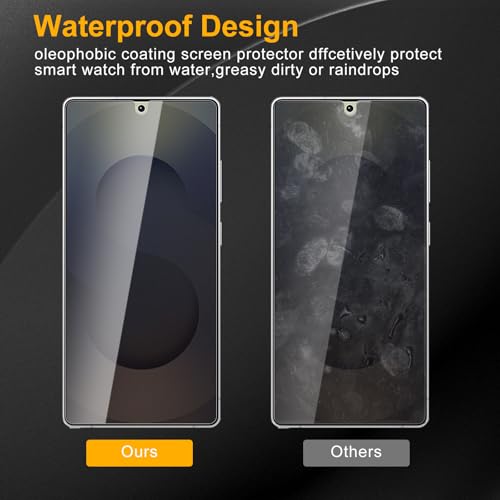 2 Pack Privacy Screen Protector for Samsung Galaxy S25 Ultra With 2 Pack Camera Lens Protector, Anti Spy Tempered Glass Film, 9H Hardness, Black Protector, Anti-Scratch, Bubble Free - size: Galaxy S25 Ultra FK22