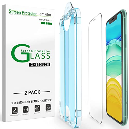 amFiIm OneTouch for iPhone 11 iPhone XR Screen Protector 6.1" Tempered Glass - size: IPH11/XR-6.1"