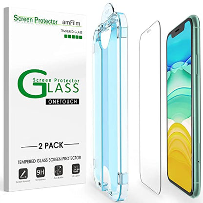 amFiIm OneTouch for iPhone 11 iPhone XR Screen Protector 6.1" Tempered Glass - size: IPH11/XR-6.1"