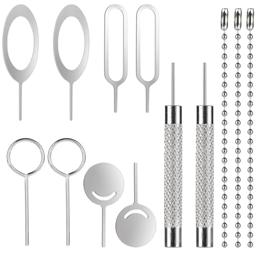 13 Pcs Sim Card Removal Tool Sim Card Tool Sim Ejector Tool iPhone Sim Card Removal Tool Sim Eject Tool Smooth and Burr-Free for All Cell Phones