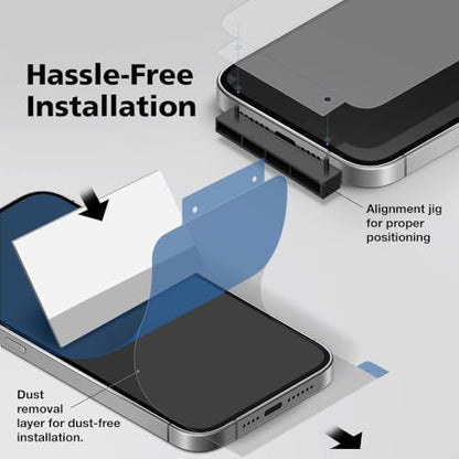 2-Pack Anti Glare Matte Privacy Screen Protector for Samsung Galaxy S24 Plus/S25 Plus [0.1S Fingerprint ID Unlock][Anti Spy PET Flexible Film][Bubble-Free Easy Installation with Alignment Jig] - size: Galaxy S24 Plus/S25 Plus