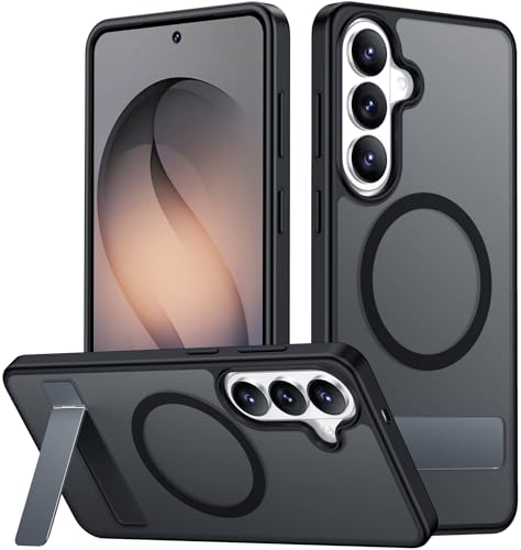 SPIDERCASE Magnetic for Samsung Galaxy S26 Case, [3 Stand Ways][ Military Grade Drop Protection] with Invisible Stand Shockproof Slim Case for Samsung Galaxy S26 6.3 inch, Black - color: Black, size: S26