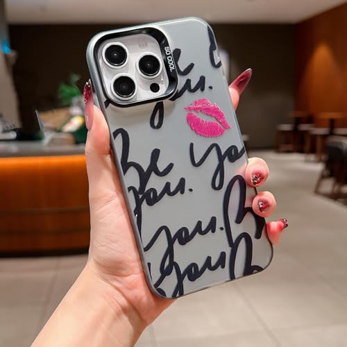 Compatible with iPhone 11 Case(10FT Military Grade Drop Protection),with Pink Lip Pattern,Hard Shell Shockproof Cover 30LIP-11 - color: Pink LIP