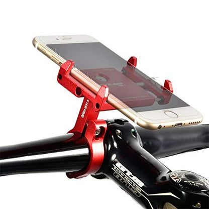 GUB PRO1 Universal Alloy Bike Cell Phone Holder Aluminum Bicycle Handlebar Phone Support for 3.5-6.2inch Bike Bracket Mount