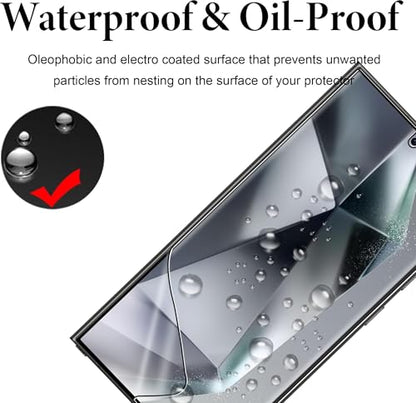 Murmure Screen Protector for Samsung Galaxy S26 Ultra, 2 Pack Elastic Skin Soft TPU Full Coverage HD Clear Anti-Scratch No Bubbles Self-Healing flim, Anti-Shockproof[Easy Installation]