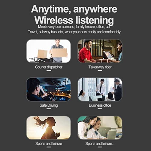 5.2 Single Ear Headset, Ultralight Business Earphone for Office Driving