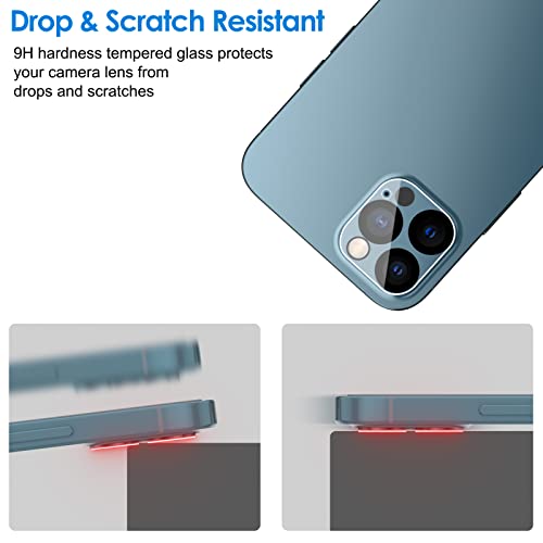 JETech Camera Lens Protector for iPhone 12 Pro, 3-Pack - size: iPhone 12 Pro