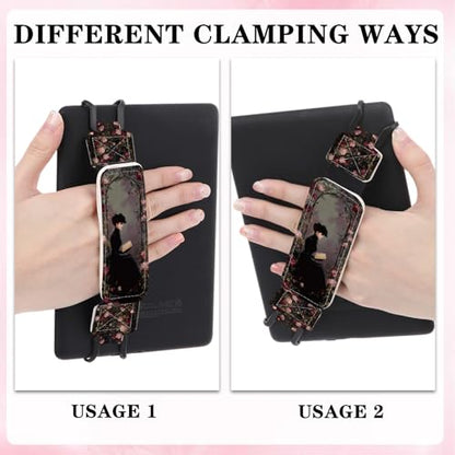 Hand Strap for Kindle, Dark Romance Gothic Rose - color: B-Dark Romance