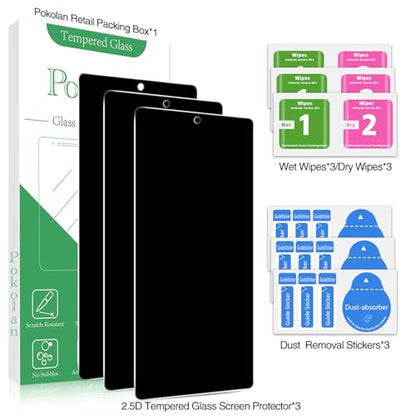 Pokolan Privacy Screen Protector for Samsung Galaxy S26 Ultra - size: Galaxy S26 Ultra