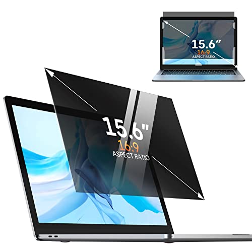 Laptop Privacy Screen 15.6 Inch 16:9 Aspect Privacy Screen Filter Removable - size: 1 Pc 15.6inch-16:9