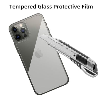 3 Pack Glass Back Screen Protector for iPhone 12/12 Pro 2020 6.1" - size: iPhone 12/12 Pro 2020