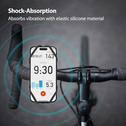 Bone Bike Tie 4 Magnetic, MagSafe Bicycle Phone Mount + Magnetic Sticker