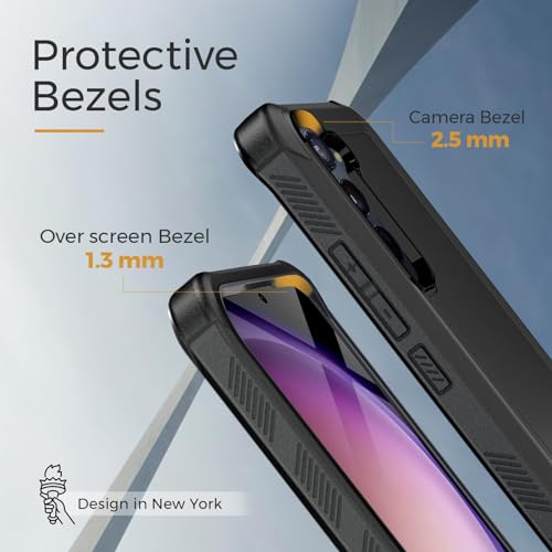 MOTIVE Heavy Duty Case for Samsung Galaxy s23 Plus, Belt Clip | 6.6" | Bunker Series, Military Grade Multi-Layer Protection, PC/TPU Build, Sealed Port Cover, 20 ft Drop tested - size: S23 Plus