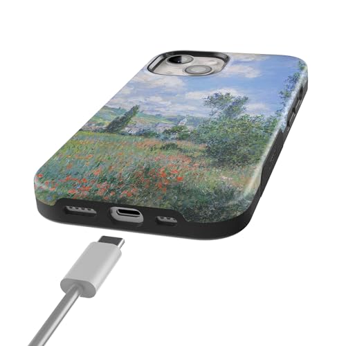 Casely iPhone 15 Plus Case | Monet's View | The Met Museum | Bold Protective Design | Compatible with MagSafe - color: Monet's View | The Met Museum