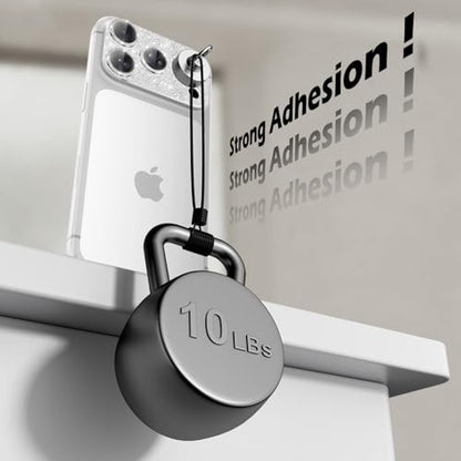 imluckies Compatible with iPhone 17 Pro Camera Lens Protector Bling, Ultra HD Tempered Glass Shiny Diamond Camera Plate Sparkle Screen Protection, 9H Anti-Scratch & Easy Install, Glitter Sliver - size: 17pro 6.3" Glitter Sliver
